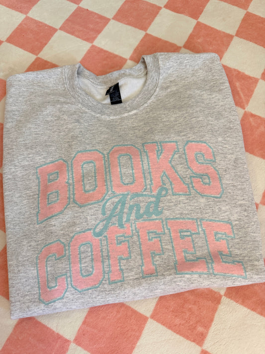 Books & Coffee Crewneck