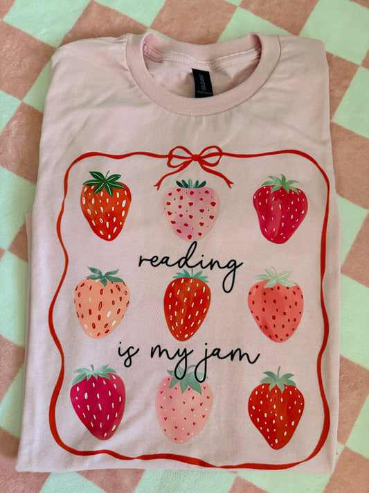 Reading is my Jam graphic tee